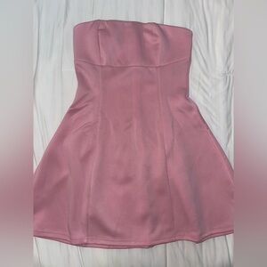 Light Pink Tube Top Dress
